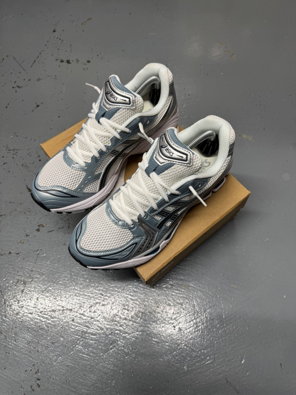 Asics Gel Kayano 14 - White Fjord Grey - All Size Range