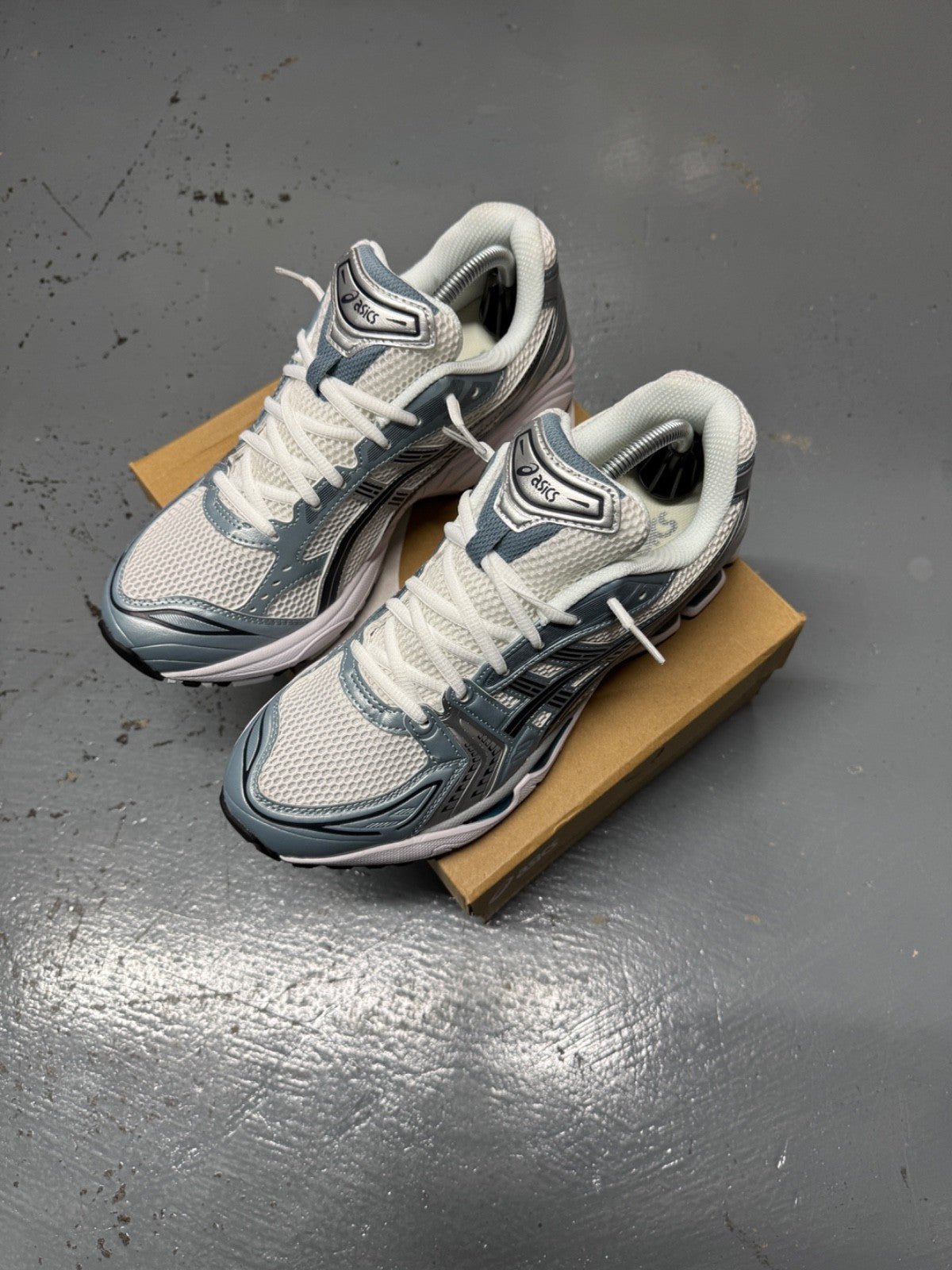 Asics Gel Kayano 14 - White Fjord Grey - All Size Range