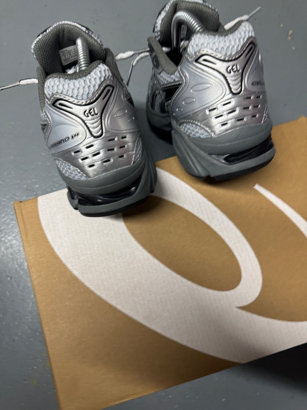 Asics Gel Kayano 14 - Pure Silver Black - Multiple Sizes