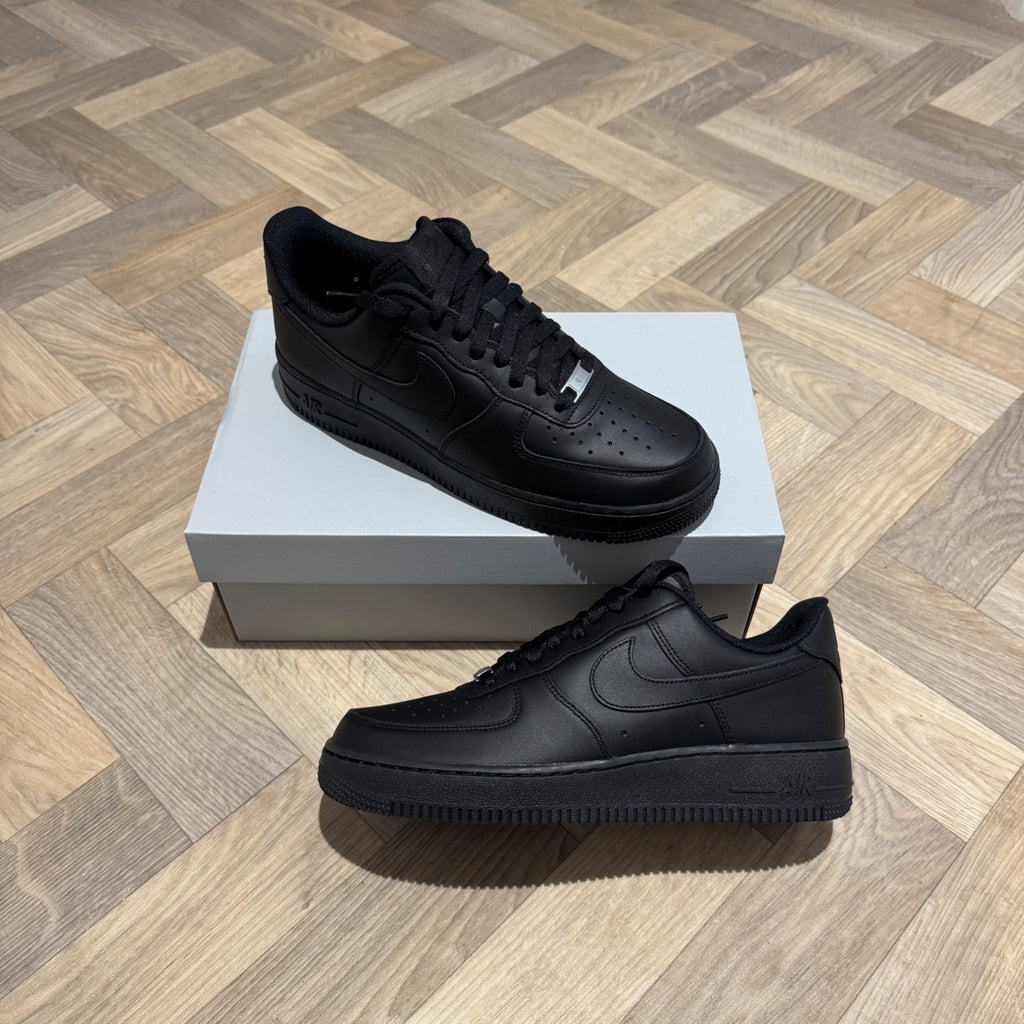 Nike Air Force 1 '07 | All Sizes | Triple Black | Next Day Delivery