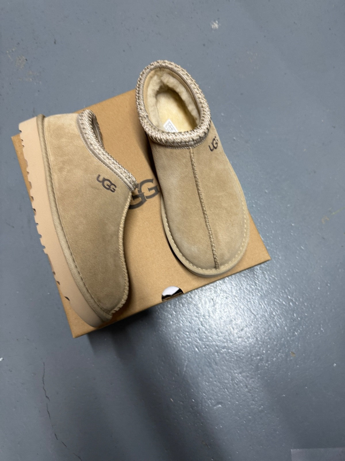 Ugg Tasman Sand Slip On Suede Slipper - All Size