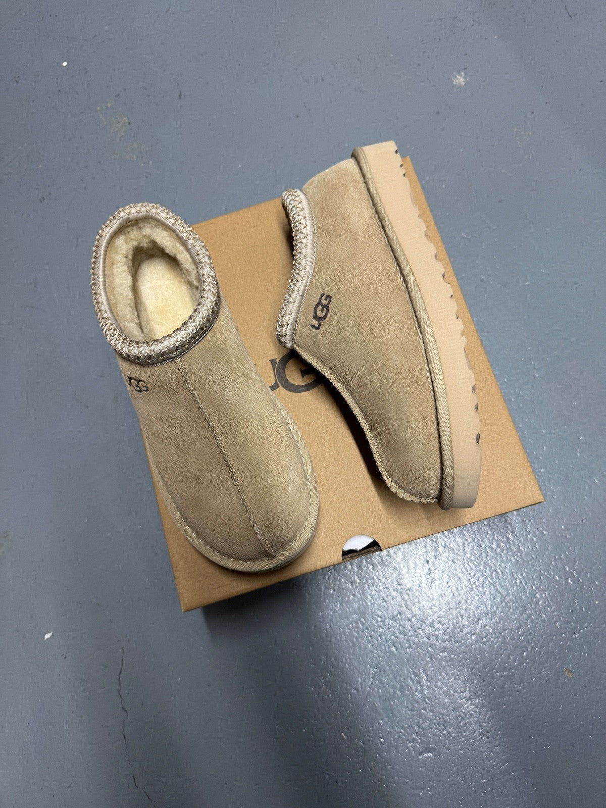 Ugg Tasman Sand Slip On Suede Slipper - All Size