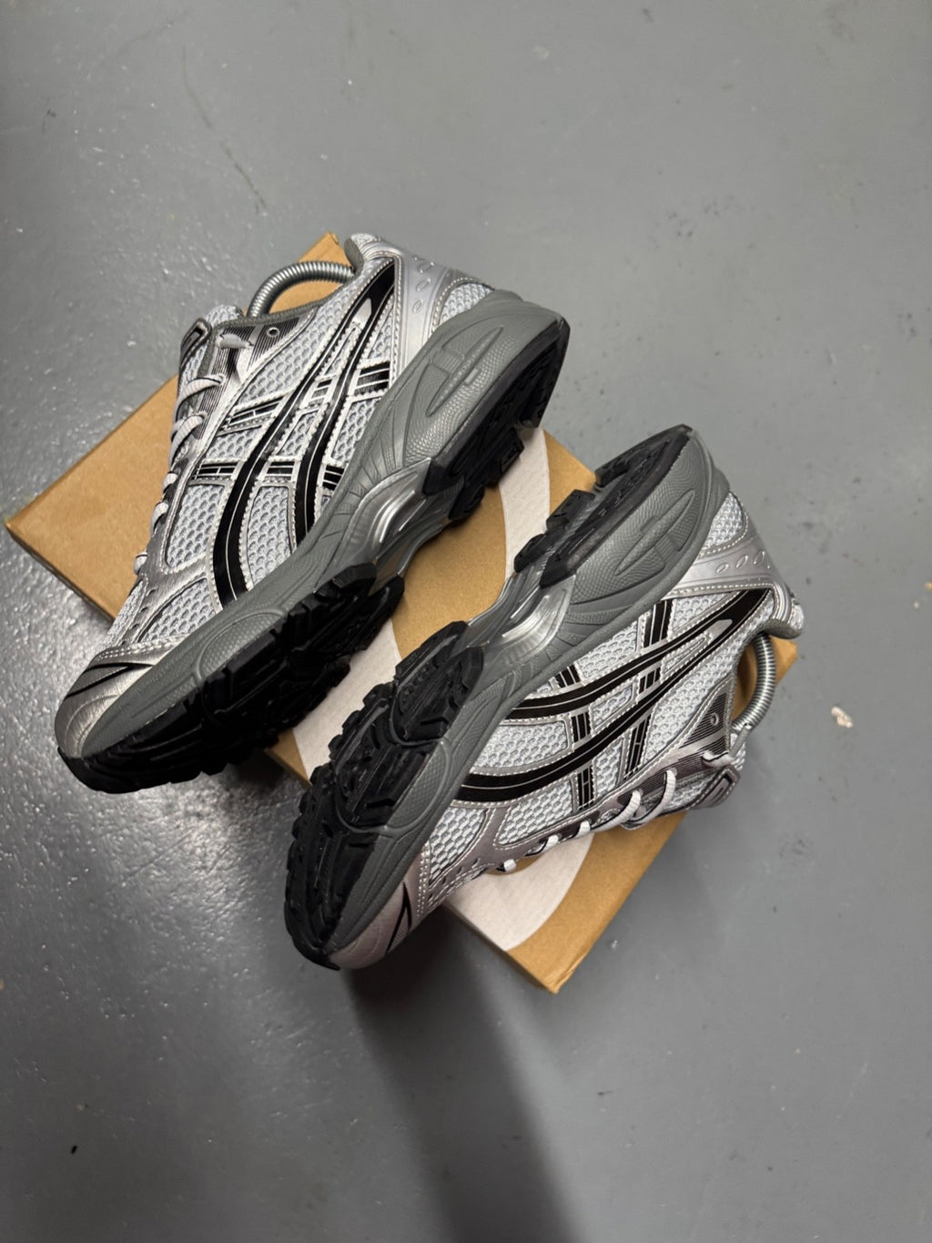 Asics Gel Kayano 14 - Pure Silver Black - Multiple Sizes