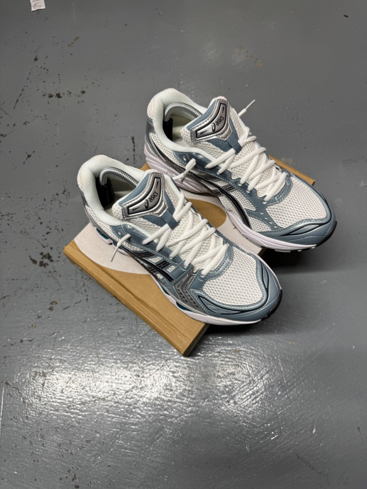 Asics Gel Kayano 14 - White Fjord Grey - All Size Range