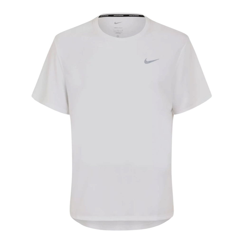 NIKE MILER DRI-FIT RUN T SHIRT - WHITE