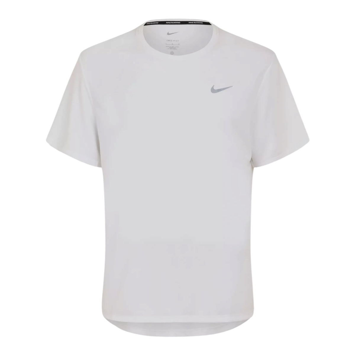NIKE MILER DRI-FIT RUN T SHIRT - WHITE