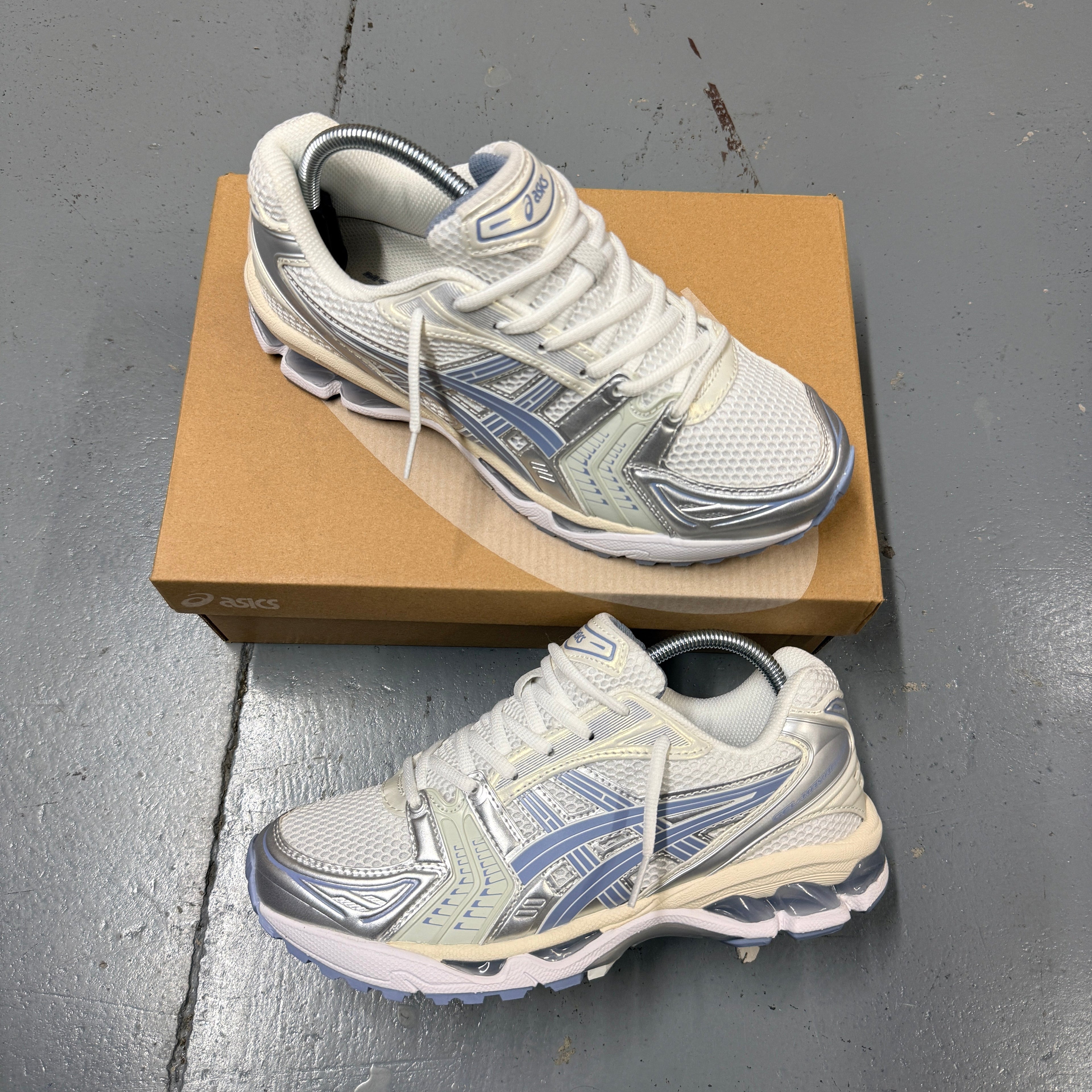 Asics Gel Kayano 14 - White Light Navy SALE ENDS TODAY