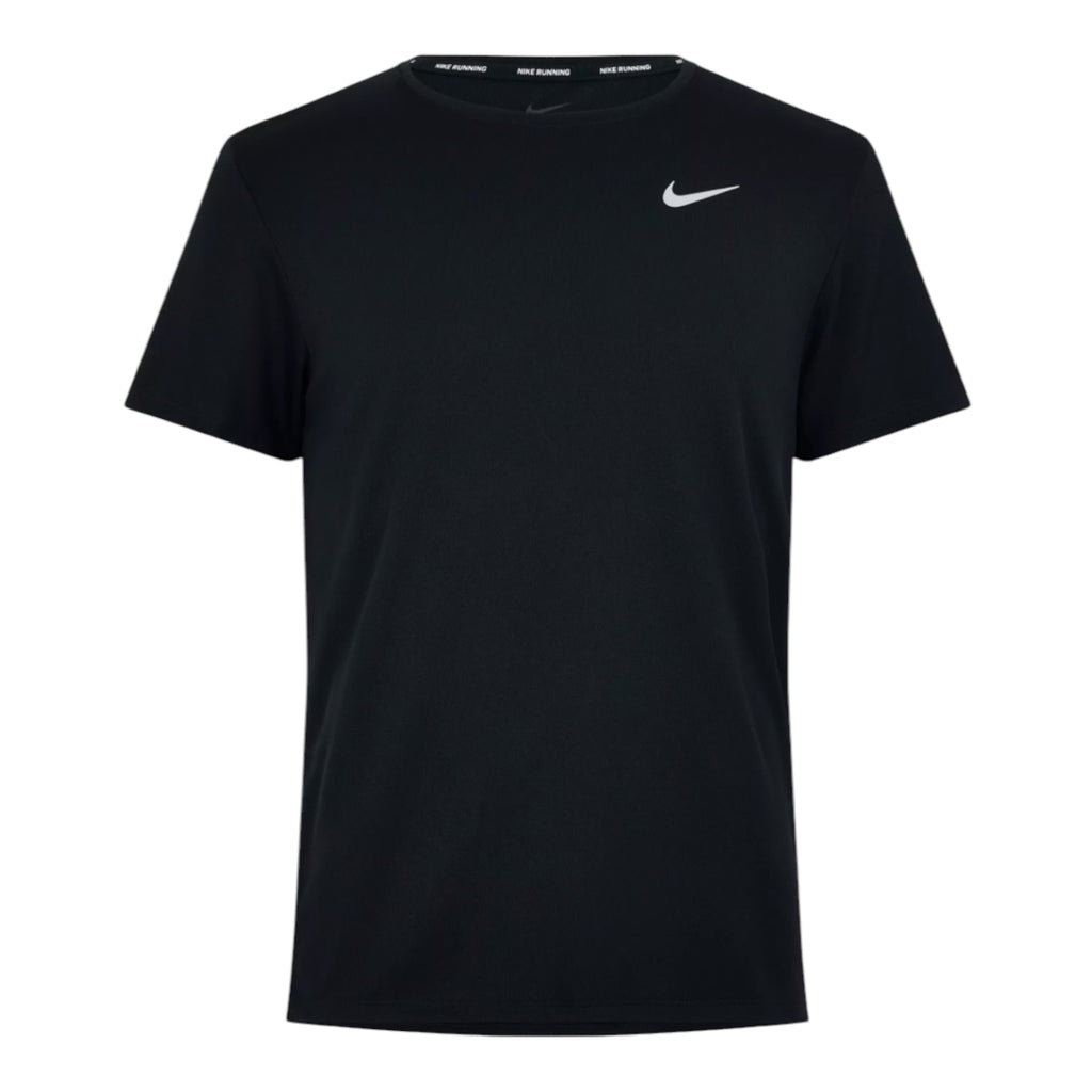 NIKE DRI-FIT MILER T SHIRT - BLACK