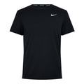 NIKE DRI-FIT MILER T SHIRT - BLACK