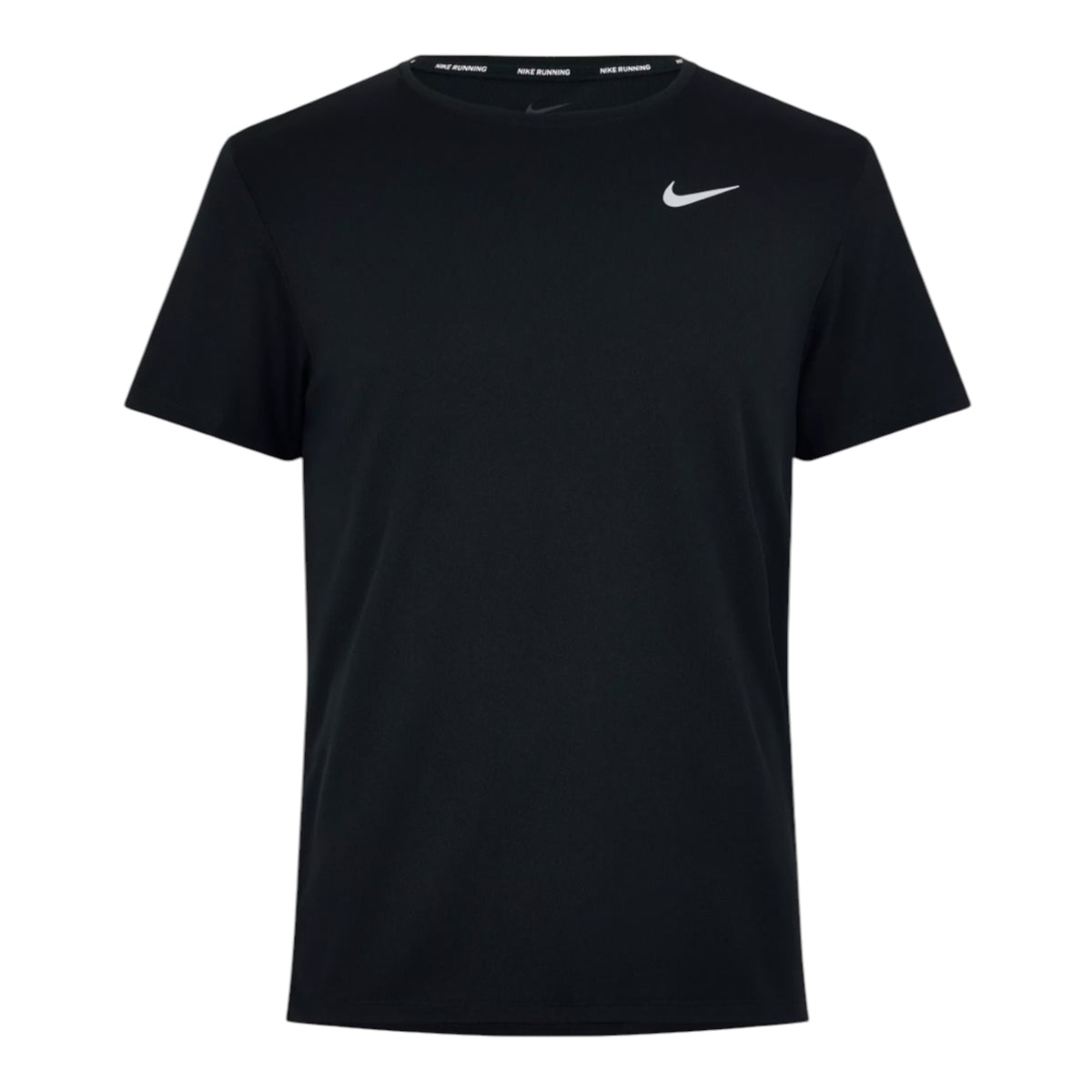 NIKE DRI-FIT MILER T SHIRT - BLACK